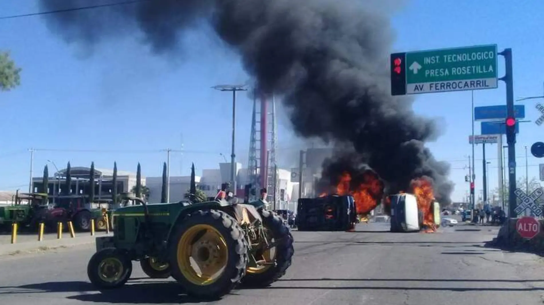 incendio de vehículos de conagua